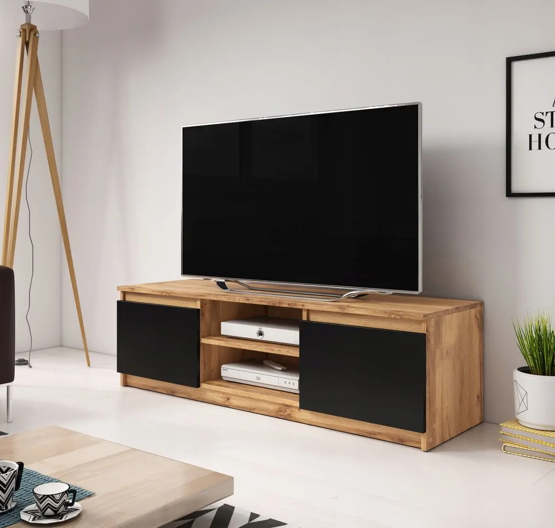 Тумба РТВ Bratex Dingo 120 (Wotan Oak/Black Graphite)