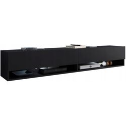 Tumba pentru TV Bratex Lowboard A 180 (Black Graphite)