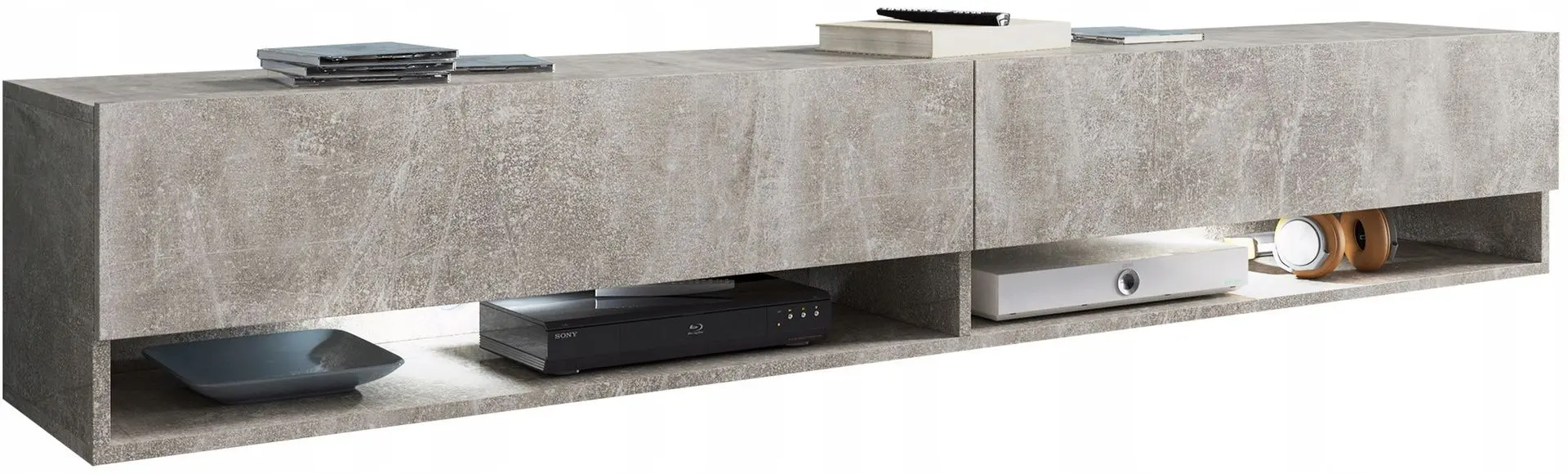 Tumba pentru TV Bratex Lowboard A 180 (Concrete)