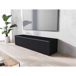 Tumba pentru TV Bratex Lowboard D 140 (Graphite Black) Thumb