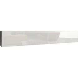 Tumba pentru TV Bratex Lowboard D 180 (White/White Gloss)