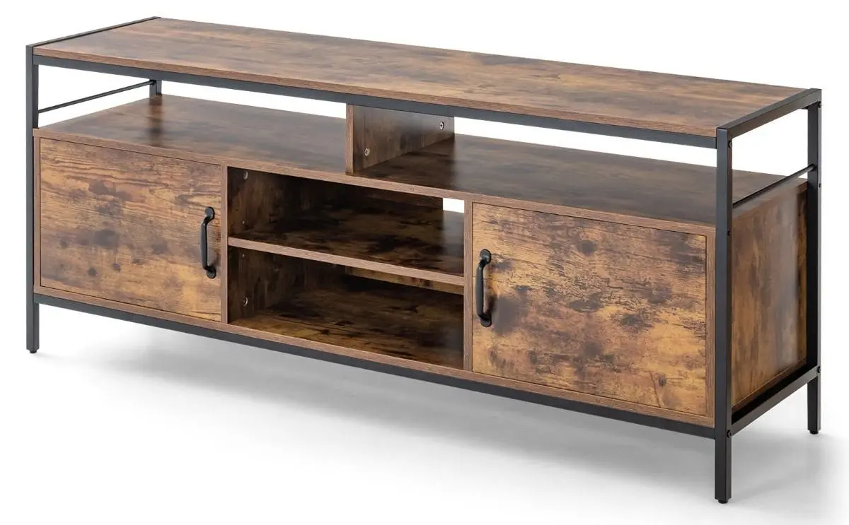 Tumba pentru TV Costway HV10325CF (Rustic Brown)