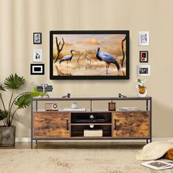 Tumba pentru TV Costway HV10325CF (Rustic Brown) Thumb