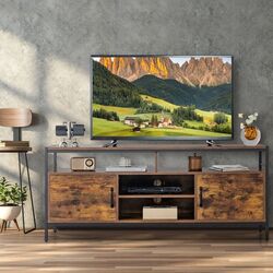 Tumba pentru TV Costway HV10325CF (Rustic Brown) Thumb