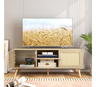 Tumba pentru TV Costway HV10433OA (Natural)