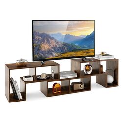 Tumba pentru TV Costway HV10438CF (Brown) Thumb
