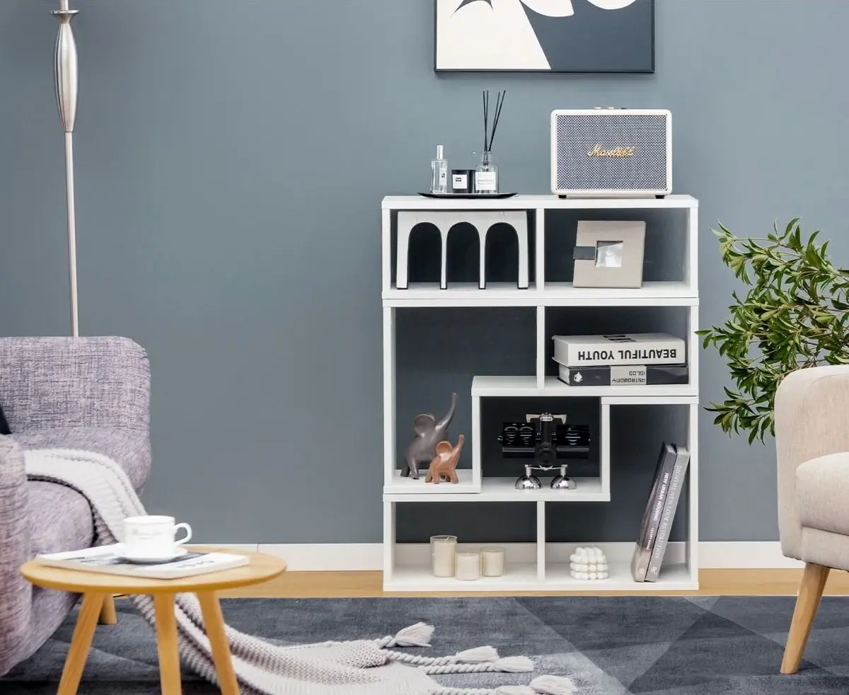 Tumba pentru TV Costway HV10438WH (White)