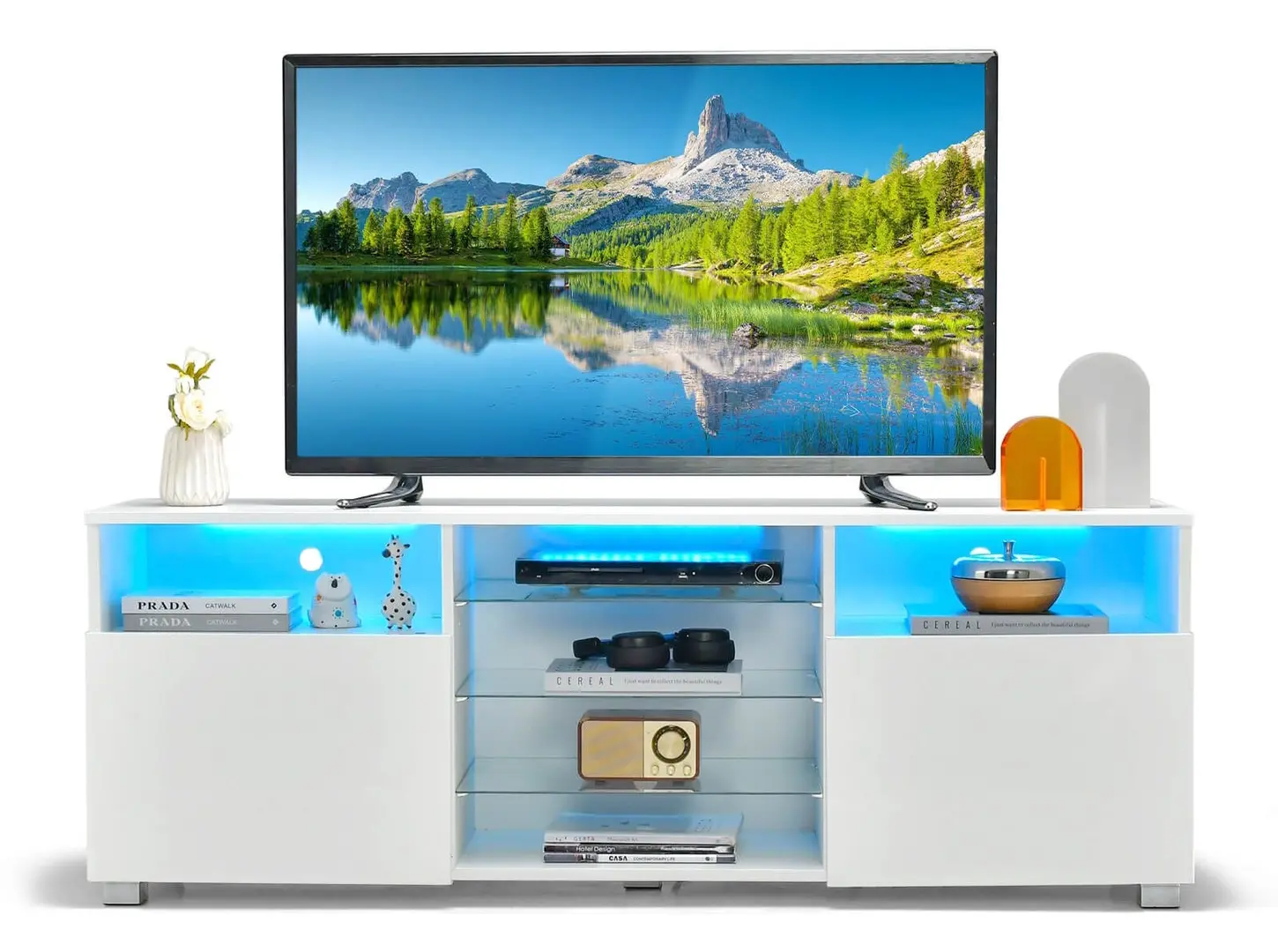 Тумба РТВ Costway HV10464WH (White) - 4