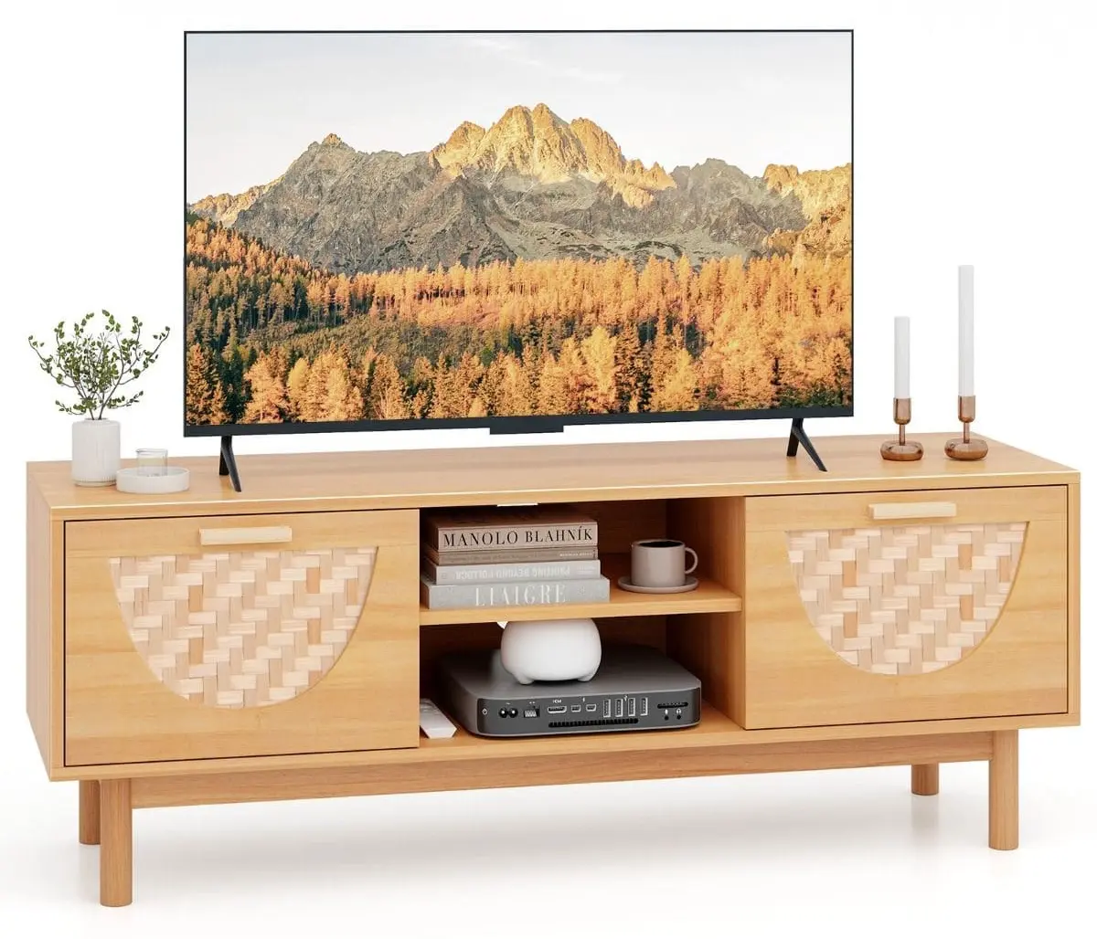 Тумба РТВ Costway HV10522NA (Natural)