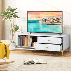 Tumba pentru TV Costway HV10523WH (Light Grey) Thumb