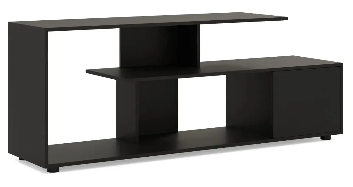 Tumba pentru TV Costway HV10658DK (Black) - 2