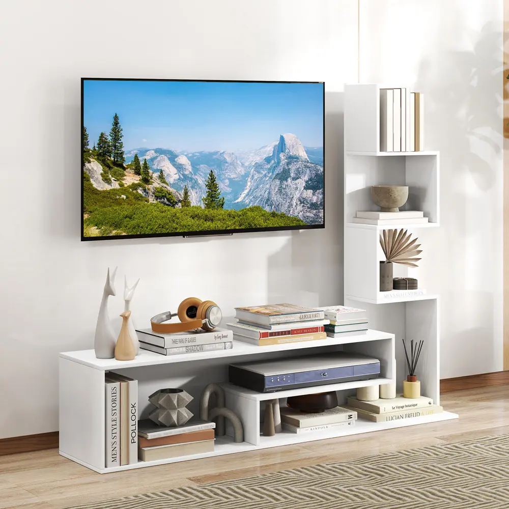 Тумба РТВ Costway HV10702WH (White) - 4
