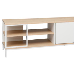 Tumba pentru TV DP Loreto (White/Wood) Thumb