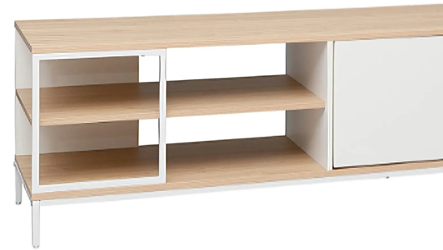 Tumba pentru TV DP Loreto (White/Wood) - 3