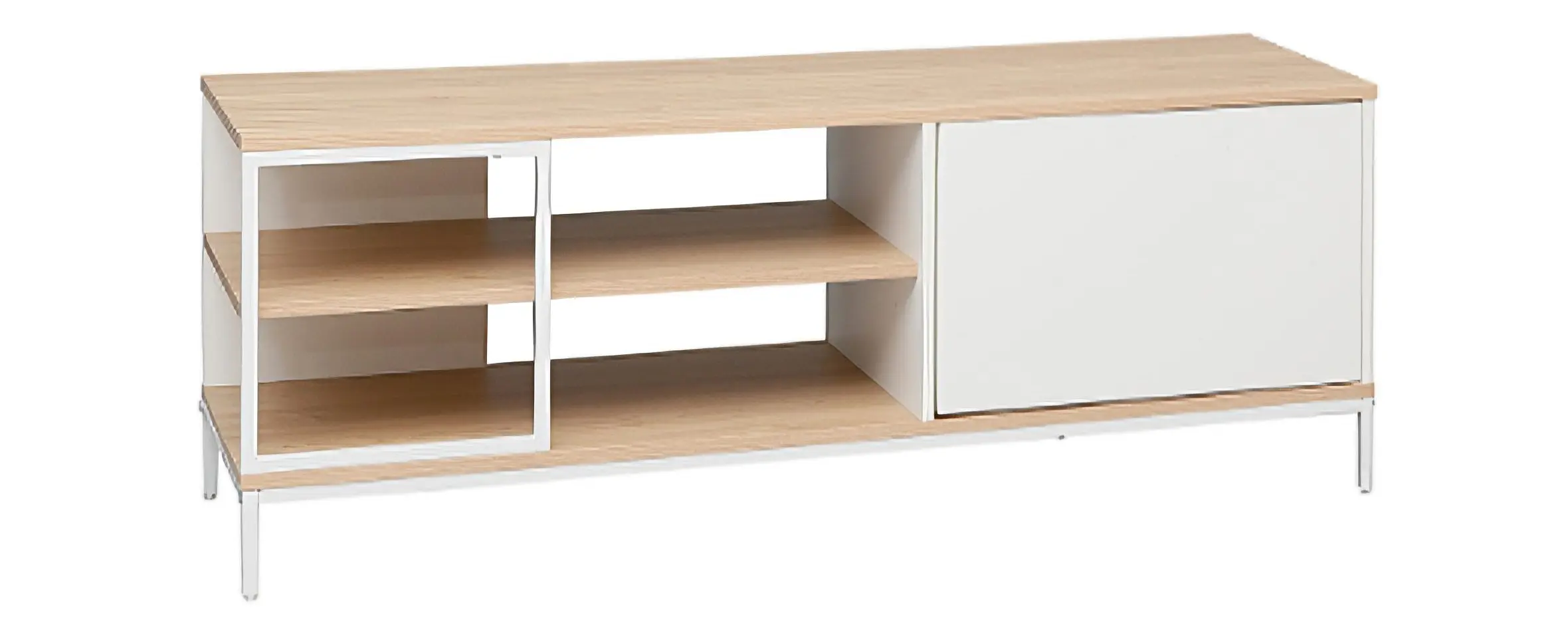 Tumba pentru TV DP Loreto (White/Wood) - 2