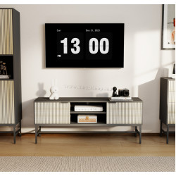 Тумба РТВ DP Merlin (Black/Wood)