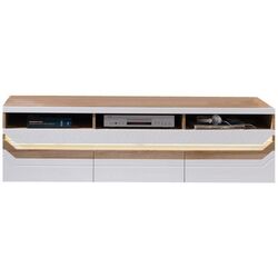 Tumba pentru TV Fadome Madryt MA4 (Stone Oak/White Gloss)
