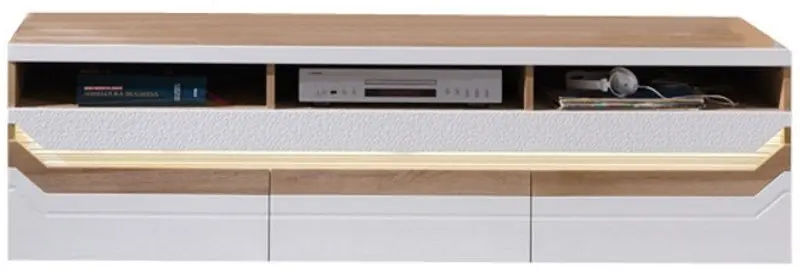 Тумба РТВ Fadome Madryt MA4 (Stone Oak/White Gloss)