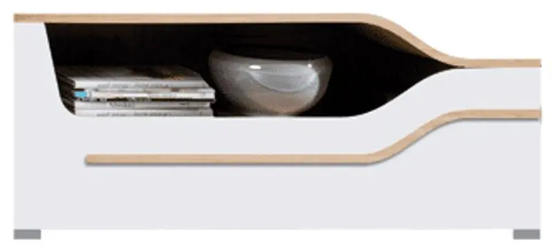 Тумба РТВ Fadome Porto PR4A (White Gloss/Artisan Oak)