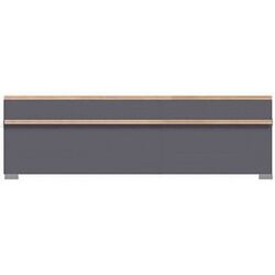 Tumba pentru TV Fadome Porto PR4D (Gray Gloss/Artisan Oak)