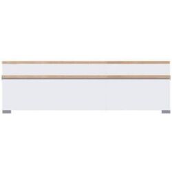 Tumba pentru TV Fadome Porto PR4D (White Gloss/Artisan Oak)