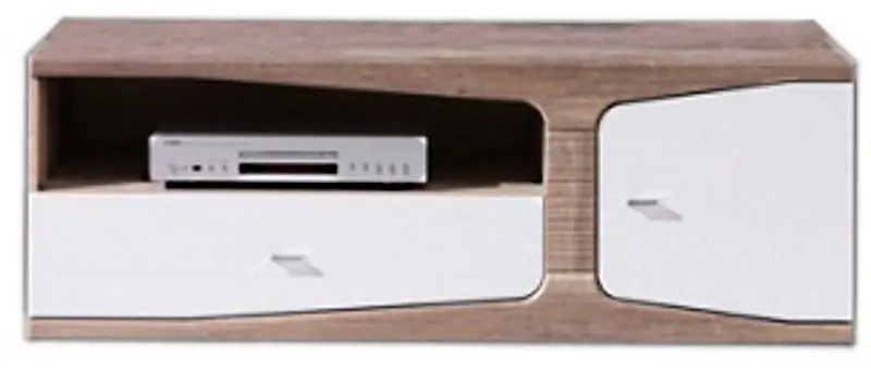 Tumba pentru TV Fadome Santa Fe SF4 (Country/White Gloss)