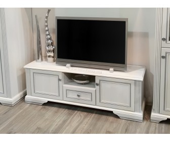 Tumba pentru TV Gerbor White 160 (Snow Ash/Silver Pine)