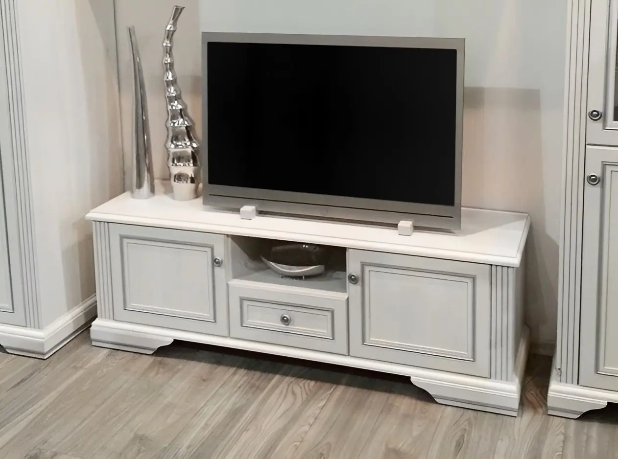 Тумба РТВ Gerbor White 160 (Ясень Снежный/Сосна Серебренная)