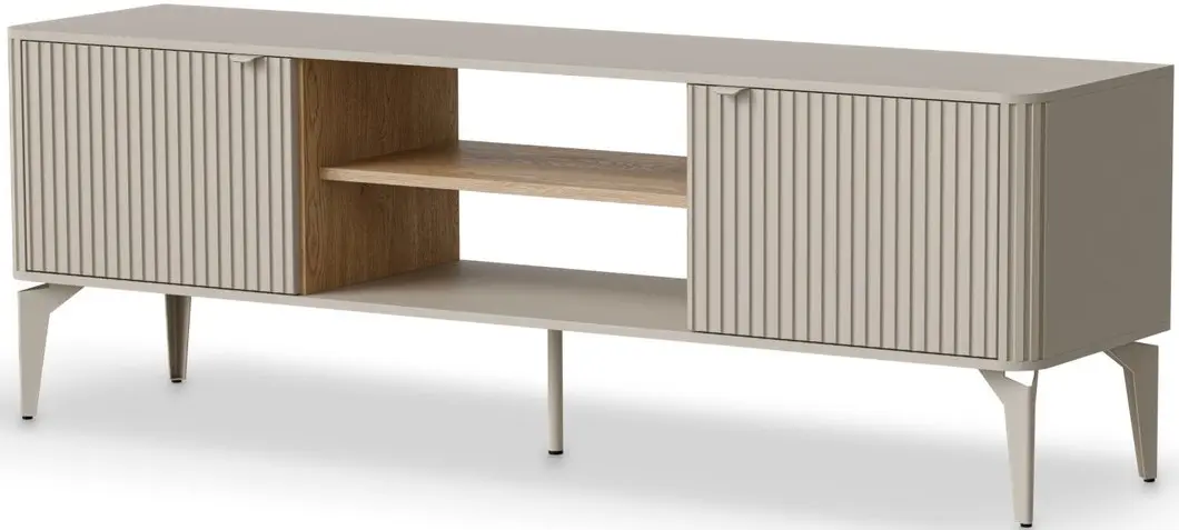 Tumba pentru TV Halmar Beluci RTV-1 (Cashmere/Cremona Oak) - 2