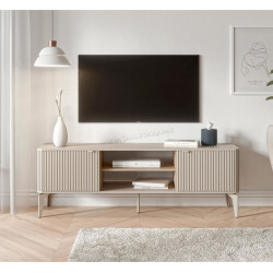 Tumba pentru TV Halmar Beluci RTV-1 (Cashmere/Cremona Oak)