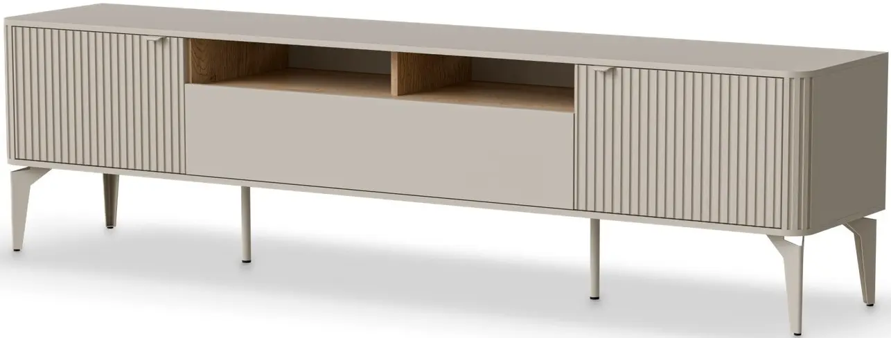 Tumba pentru TV Halmar Beluci RTV-2 (Cashmere/Cremona Oak) - 2