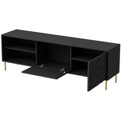 Tumba pentru TV Halmar Bullet RTV-1 (Black/Gold) Thumb