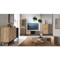 Тумба РТВ Halmar Lamino RTV-1 (Craft Oak/Black) Thumb