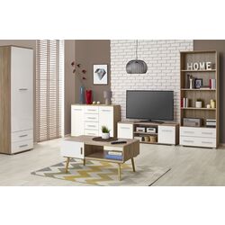 Тумба РТВ Halmar Lima RTV1 (Sonoma Oak/White) Thumb