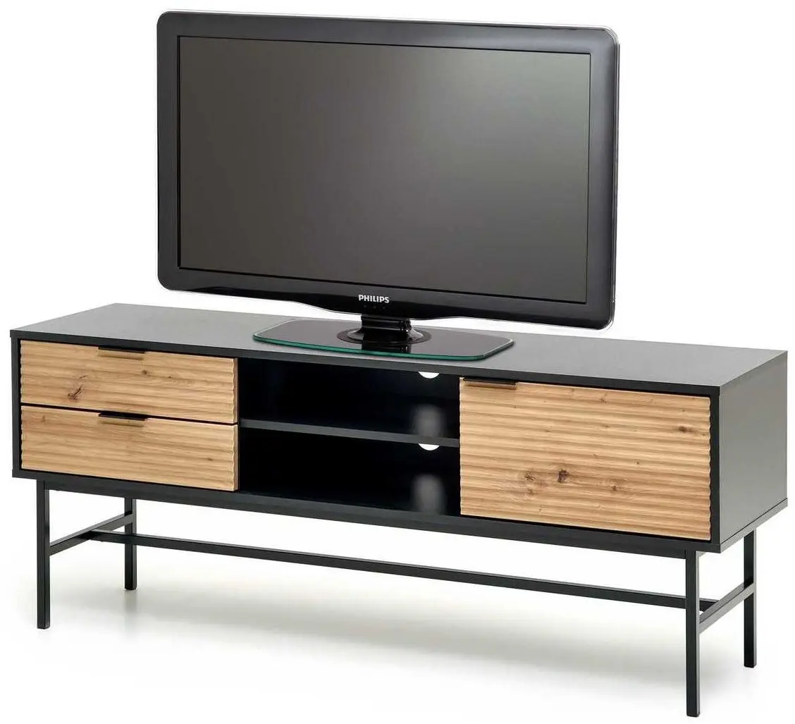 Тумба РТВ Halmar Murano RTV-1 (Artisan Oak/Black)