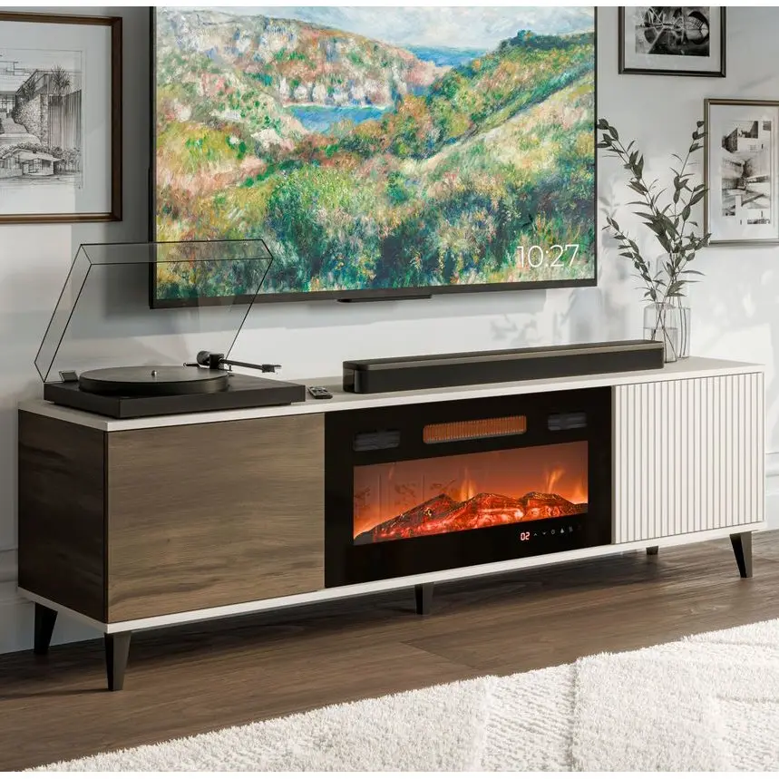 Тумба РТВ Halmar Random 2 RTV-K (Cashmere/Walnut) - 2