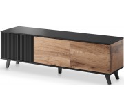 Tumba pentru TV Halmar Random RTV-1 (Wotan Oak/Black)