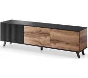 Tumba pentru TV Halmar Random RTV-2 (Wotan Oak/Black)