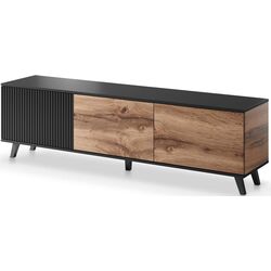 Tumba pentru TV Halmar Random RTV-2 (Wotan Oak/Black)