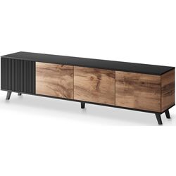 Тумба РТВ Halmar Random RTV-3 (Wotan Oak/Black) Thumb