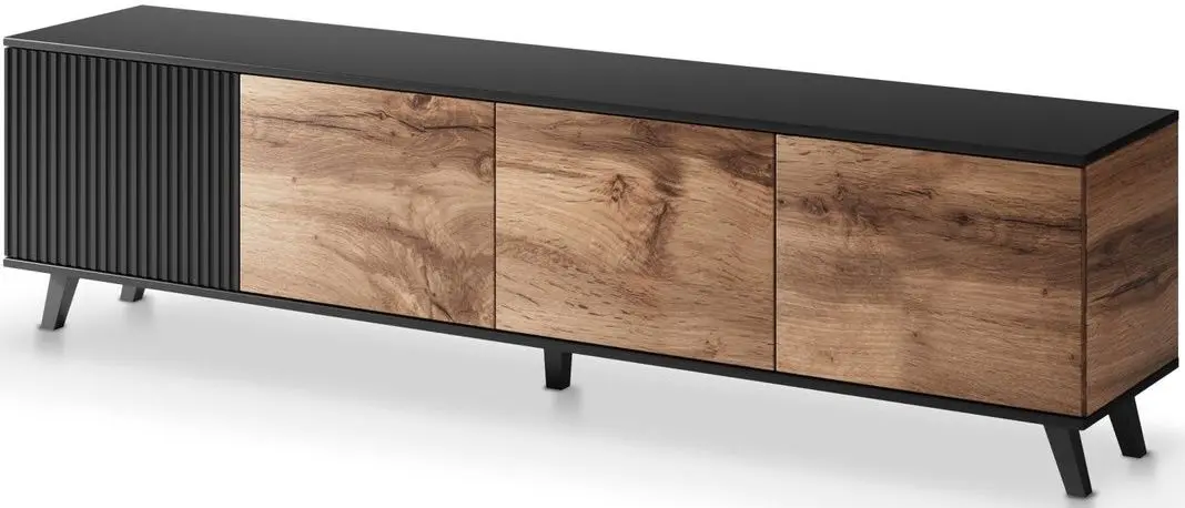 Тумба РТВ Halmar Random RTV-3 (Wotan Oak/Black)