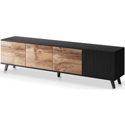 Тумба РТВ Halmar Random RTV-3 (Wotan Oak/Black) Thumb