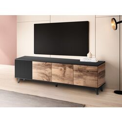 Tumba pentru TV Halmar Random RTV-3 (Wotan Oak/Black)