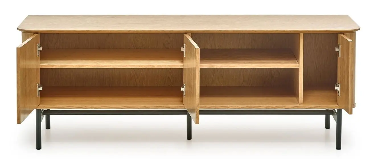 Tumba pentru TV Halmar Smart RTV-1 (Natural Oak/Black)