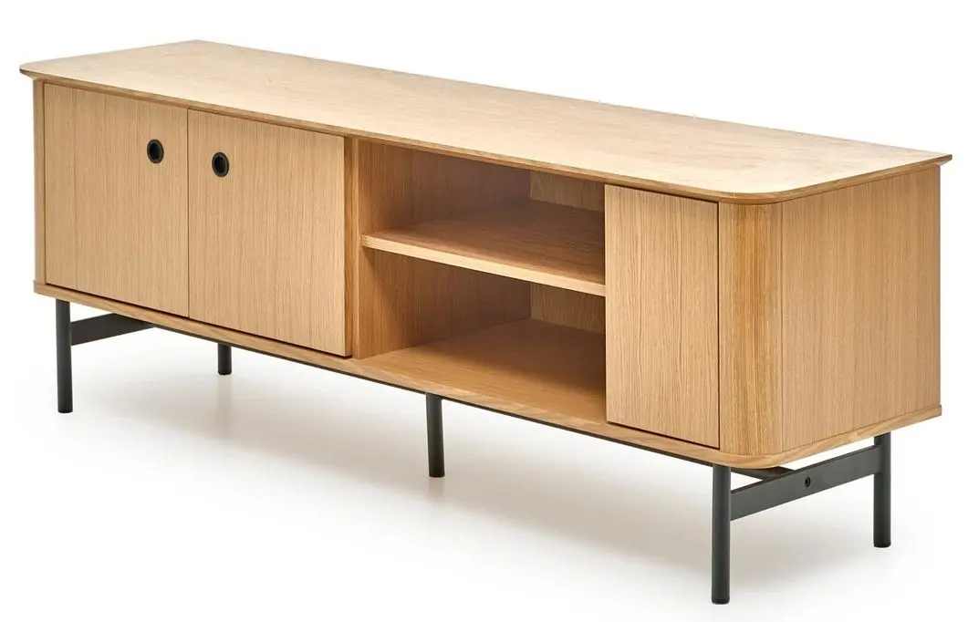 Tumba pentru TV Halmar Smart RTV-1 (Natural Oak/Black)