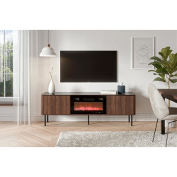 Tumba pentru TV Halmar Solano RTV-1 (Warmia Walnut/Black Marble) Thumb
