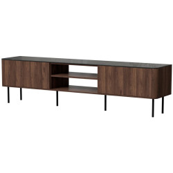 Тумба РТВ Halmar Solano RTV-2 (Walnut/Black Marble) Thumb
