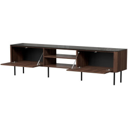Тумба РТВ Halmar Solano RTV-2 (Walnut/Black Marble) Thumb