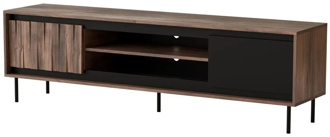 Tumba pentru TV Halmar Swing RTV-1 (Walnut/Black)