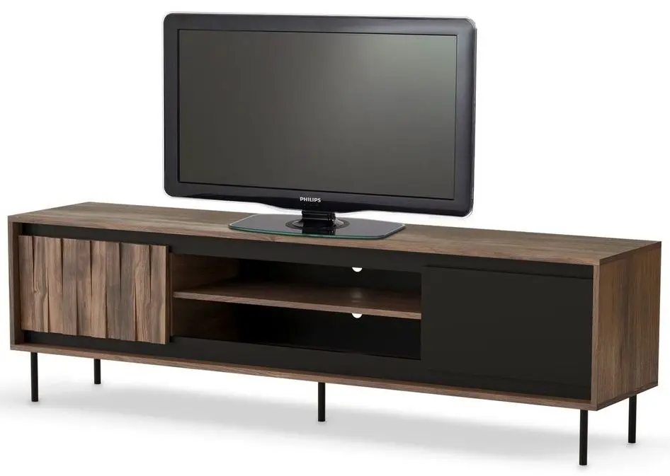 Tumba pentru TV Halmar Swing RTV-1 (Walnut/Black)